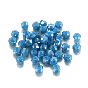 Crystal Glass Beads Mixed Colors 6mm <b>For</b> Jewelry Making Loose Beads Artisan Craft Supplies - Product Image 3