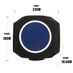 <span class=keywords><strong>PF8</strong></span> profesyonel stüdyo mikrofonu ekran akustik filtre masaüstü kayıt mikrofonu rüzgar ekran gürültü azaltma - Product Image 4