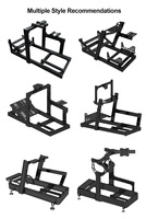 Simulateur profil aluminium volant personnalisé Cockpit simulateur de jeu de conduite superbe Cockpit avec vraie chaise course