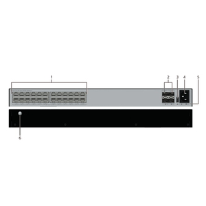 S5755-H24N4Y-A 02355NEC Switch Gigabit con 24 Puertos 10/100/1000/2.5gbase-T, 4 Puertos 25ge SFP28 - Product Image 3