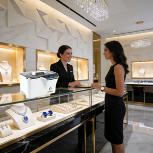 Nettoyeur à ultrasons pour bijoux pour les bijouteries, <span class=keywords><strong>nettoyage</strong></span> à ultrasons sécurisé 45 kHz pour les bijoux en or et en argent - Product Image 3