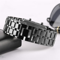 Reloj de Pulsera para Hombre Estilo Lava Led Único y Creativo, Diseño Europeo y Americano, para Pareja, Estilo Retro
