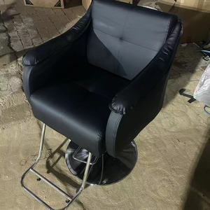 Sillón de Peluquería Hidráulico de Metal Blanco de Lujo Moderno, Muebles de Peluquería, Silla de Estilismo para Corte de Cabello - Product Image 5