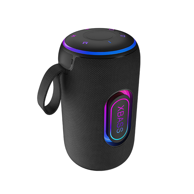 Portable Waterproof Speaker, 60W Wireless with RGB Lights, High Volume and Deep Bass Subwoofer, Perfect for Outdoors and Home