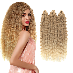 Pacchetto Eonian fasci di Fiber proteiche per capelli 4 pezzi 6 pezzi Yaki dritto <span class=keywords><strong>KC</strong></span> onda profonda extension capelli sintetici tessuto capelli con chiusura - Product Image 1