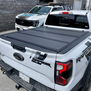 Couverture de benne rigide pliable en trois parties pour Ford F-150 <span class=keywords><strong>Raptor</strong></span> 2010-2014, F-150 2009-2014, Ranger 2019-2023 Styleside 6.5ft 8ft 4x4 - Product Image 1