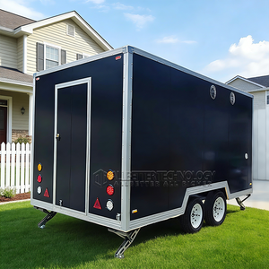 Remorque alimentaire pour marchés <span class=keywords><strong>de</strong></span> Noël proposant des lattes au gingembre, des noix grillées, des gaufres et du <span class=keywords><strong>cidre</strong></span> chaud saisonnier - Product Image 3