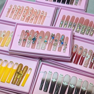 <span class=keywords><strong>Ongles</strong></span> artificiels en acrylique faits main sur mesure, à pression, couvrance totale, pour le nail art DIY <span class=keywords><strong>ou</strong></span> l'utilisation en salon, vente en gros - Product Image 5