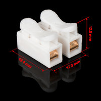 Connecteur poussoir à connexion rapide, Terminal à ressort, connecteur de fil pour bande LED, CH2 CH3