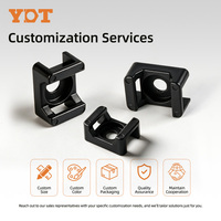 Attache-câbles de type selle Yingdete HC, clip en plastique pour la gestion des câbles, fixation rapide et solide pour le câblage.