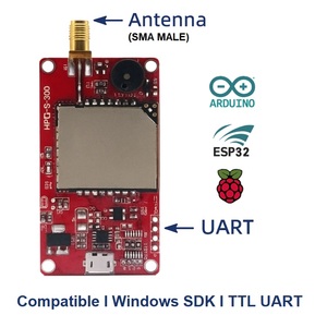 Módulo Lector <span class=keywords><strong>RFID</strong></span> UHF R300, Material ABS, Largo Alcance 860-960MHz, Protocolo ISO 18000-6B, Compatible con Red 4G para Raspberry Pi ESP32 | - Product Image 1