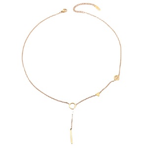 Love Letter Necklace 18K Gold Plated Titanium Steel Clavicle Chain Women Fashion Jewelry Gift - Product Image 5