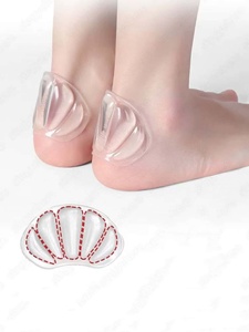 Cuscinetti Protettivi Trasparenti in <span class=keywords><strong>Gel</strong></span> di Silicone per Tallone, Adesivi Durevoli per <span class=keywords><strong>Suola</strong></span>, Protezioni per Scarpe Louboutin - Product Image 2