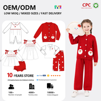 Pull de Noël pour enfants puresun, cardigan Père Noël, pull rouge en tricot, tenues de fête pour tout-petits garçons et filles, OEM