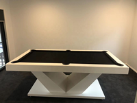 Table de billard professionnelle sur mesure, moderne, de haute qualité, luxueuse, avec coussinets, 9 pieds, 8 pieds, 7 pieds, en ardoise, en cuir, en bois massif