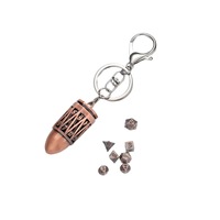 Mini dés en métal, dés D20 en métal, accessoires de jeu polyédriques DND RPG pour joueurs de jeux de table, lot de 7 pièces