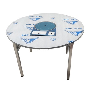 Korean Restaurant Hotpot Butane Gas Stove &amp; Charcoal Stove 2-in-1 BBQ Grill <strong>Picnic</strong> <strong>Table</strong> <strong>Folding</strong> Stainless Steel Dining <strong>Tables</strong> - Product Image 4