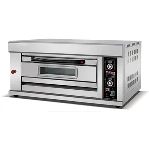 Bakery Baking pizza oven equipment Industrial gas oven for sale 1-deck 3-tray price industrial cake bread gas baking ovens