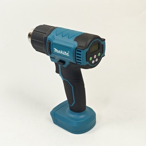 Pour MAKITA 300W 550 ° <span class=keywords><strong>Pistolet</strong></span> thermique sans fil <span class=keywords><strong>à</strong></span> double vitesse alimenté par <span class=keywords><strong>batterie</strong></span> au lithium pour travaux en extérieur et projets de bricolage - Product Image 2