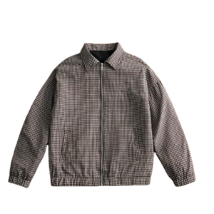 Blouson Bomber Réversible Personnalisable en Spandex/Nylon pour Homme – Veste Coupe-Vent Hiver Streetwear de Haute Qualité avec Fermeture Éclair et Fourrure – Vente en Gros - Product Image 3