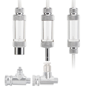 Contador de burbujas de <span class=keywords><strong>CO2</strong></span> UUIDEAR, cilindro metálico ecológico para uso en acuarios. - Product Image 1