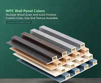 Panneau mural WPC léger intégré, isolation acoustique, panneau composite bois-plastique pour appartement, bureau, espace commercial