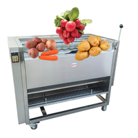Machine voor het reinigen van vers fruit en groenten, specifiek voor het verwijderen van modder, fruitreinigingsapparatuur die het vruchtvlees niet beschadigt.