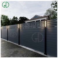 Lamas de Aluminio para Cercas Comerciales y de Fábrica, Resistentes, con Recubrimiento en Polvo Extruido GD, Antióxido, Personalizables, Aleación 6063