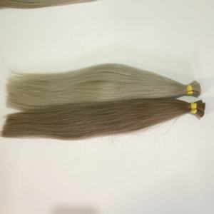 Extension de cheveux vierges Vietnam de haute qualité,, couleur #12, extension de cheveux alignés pour cuticules, double drawn du Vietnam, vente en gros - Product Image 3