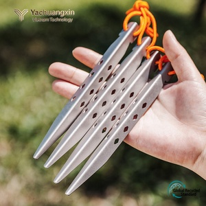 YACHUANGXIN VIETNAM YCX-0912 Piquet de tente en aluminium en forme de V ultra léger de 165 mm pour le camping et l'extérieur - Product Image 2