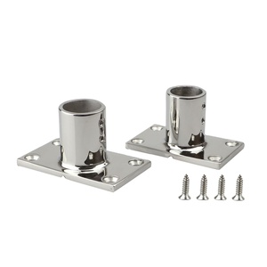 Bonne qualité 316 Base de rail en acier inoxydable raccord Base rectangulaire Base rectangulaire de bateau marin à 90 degrés - Product Image 3
