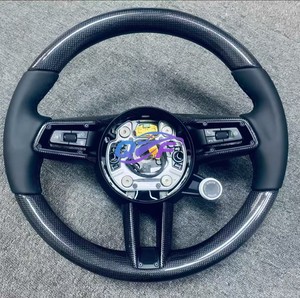 พวงมาลัยคาร์บอนไฟเบอร์ Alcantar แบบกำหนดเองขายดีปี <span class=keywords><strong>2022</strong></span> สำหรับ Porsche Cayman 987 - Product Image 4