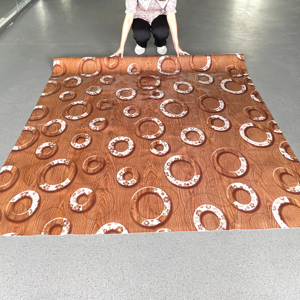 Fábrica impermeable alfombra piso rollo Pvc <span class=keywords><strong>linóleo</strong></span> piso diseño gráfico Guangdong vinilo rollo decoración <span class=keywords><strong>Material</strong></span> moderno interior - Product Image 2