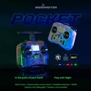 Радиоуправляемый контроллер Radiomaster Pocket CC2500 с открытым исходным кодом, ELRS, для FPV-дронов, многопротокольный, высокочастотный - Product Image 3