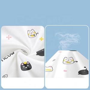 Ensemble de draps de lit de voyage jetables imperméables <span class=keywords><strong>et</strong></span> écologiques de haute qualité paquet individuel de quatre pièces usine de motifs de dessins animés - Product Image 4