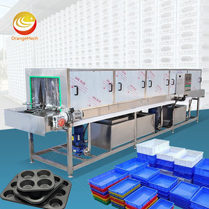 Lavatrice per teglie da forno <span class=keywords><strong>ORME</strong></span>, macchina per il lavaggio di vassoi alimentari, macchina per la pulizia di cestelli e contenitori in plastica ad alta pressione - Product Image 1