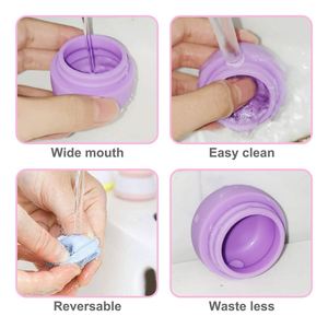 Envase de Silicona de 20 ml con Logotipo Personalizado para Crema Facial y Corporal, Estuche de Silicona con Tapa, Envase de Viaje para Cosméticos - Product Image 3