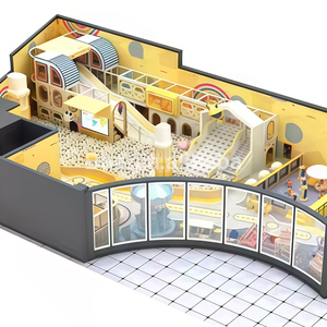 Equipo de Juegos Infantiles para Interiores con Estructura de Acero, con Doble Tobogán Suave y Temática Oceánica para Zonas Infantiles en Centros Comerciales - Product Image 5