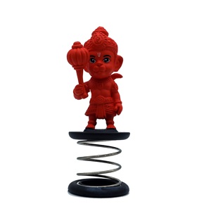 Kesari Hanumanji Funspring - Ídolo Decorativo de Plástico para el Hogar, el Tablero del Automóvil y Regalos Festivos - Product Image 1