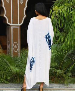 Island Trending Women's Wear Rayon Handmade Batik Summer <b>Kaftan</b> - Product Image 4