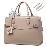 LOVEVOOK Nouveau sac à main pour ordinateur portable 15,6 pouces, sac fourre-tout pour ordinateur portable, sac de travail de bureau, sacoche pour ordinateur, sac à bandoulière en cuir pour femmes
