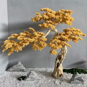 Árbol Artificial de <span class=keywords><strong>Pino</strong></span> y Ciprés de Fibra de Vidrio Personalizado, Simulación Japonesa, Resistente a los Rayos UV, Duradero, Plantas Artificiales para Exteriores - Product Image 3