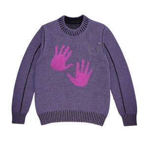 <span class=keywords><strong>Pull</strong></span> d'hiver pour homme à col rond, coupe courte, thermochromique, tendance, en maille épaisse, 89% coton / 11% polyester, réactif à la chaleur - Product Image 2