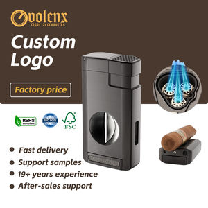 CIGAROL personalizzato all'ingrosso nuovo accendino portatile con torcia a fiamma a triplo getto progettato - Product Image 1