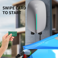 RUIVANDA Home Commercial 22 kW Caja de pared trifásica Ev Cargador Post Vehículo eléctrico Pila de carga 0-16A/0-32A precio