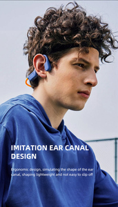 <span class=keywords><strong>Casque</strong></span> <span class=keywords><strong>Bluetooth</strong></span> à conduction osseuse X5 Sports, léger (25g), 360° °   <span class=keywords><strong>Casque</strong></span> sans fil à réduction de bruit ENC avec son panoramique pour la course à pied - Product Image 6