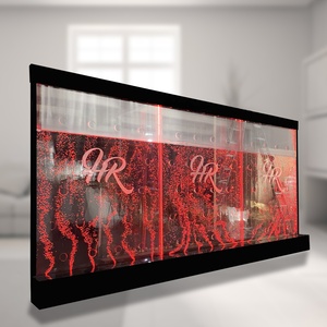 แผงบับเบิ้ลอะคริลิคตั้งพื้นพร้อมไฟ LED <span class=keywords><strong>ส</strong></span>ีแผงผนังฟองหน้าจอตกแต่งคุณลักษณะน้ํา - Product Image 4