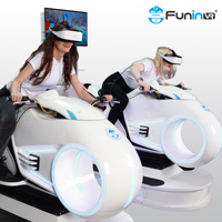 Máquina de Juegos de Carreras de Motocicletas con Movimiento Completo Arcade Motor 9D Vr, Compatible con los Últimos y Populares Juegos de Motocicletas Vr, Simulador de Juegos Vr