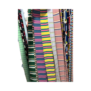 オーガニックコットンスパンデックスストライプニット生地通気性ストレッチ - Product Image 6