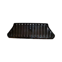 Grille de radiateur de pare-chocs avant ABS pour Hyundai Santa Fe 2018 2019 2020